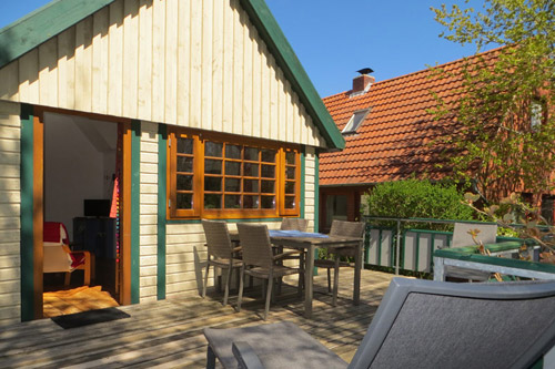 Ferienhaus auf Spiekeroog mit Terrasse