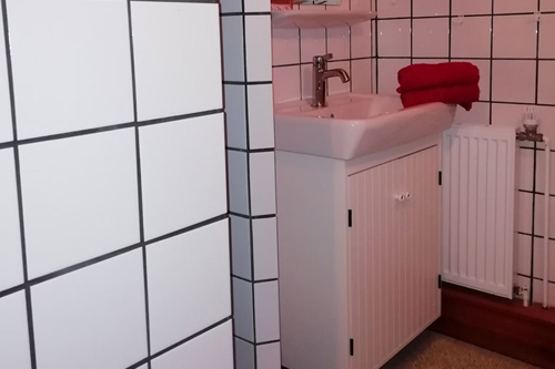 Bad im Ferienhaus auf Spiekeroog